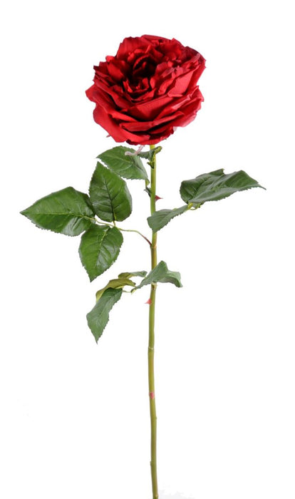 Kunstig Rose Rød 85 Cm Blomsterdekoration