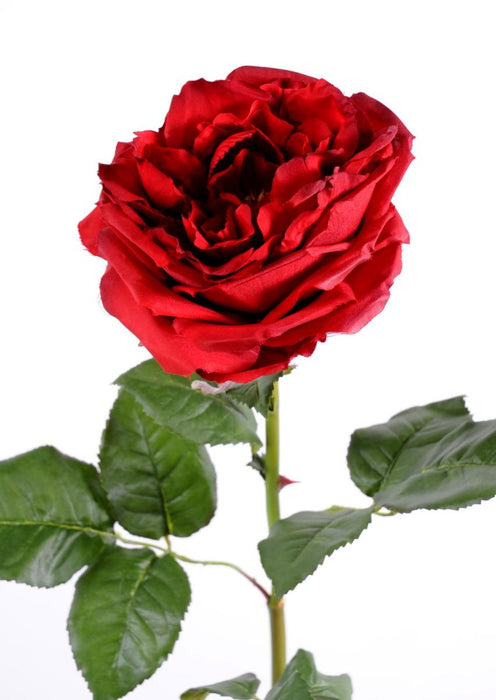 Kunstig Rose Rød 85 Cm Blomsterdekoration