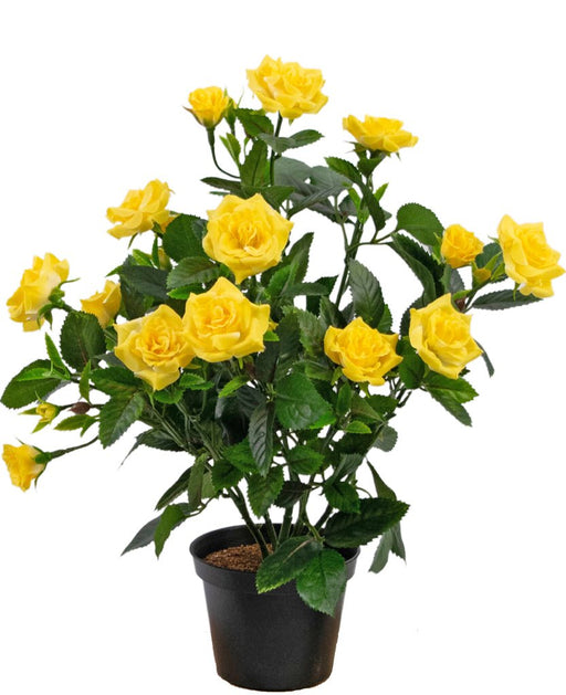Kunstig Gul Miniature Rose