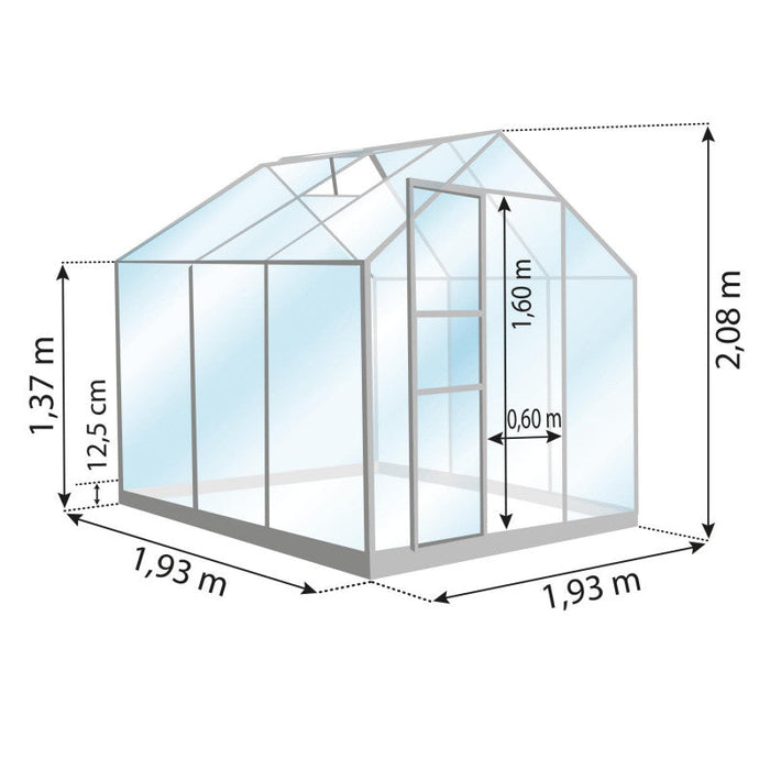 Allium Drivhus 3,7 M²