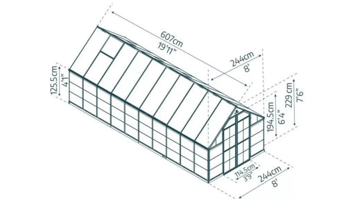 Balance Drivhus 15M²