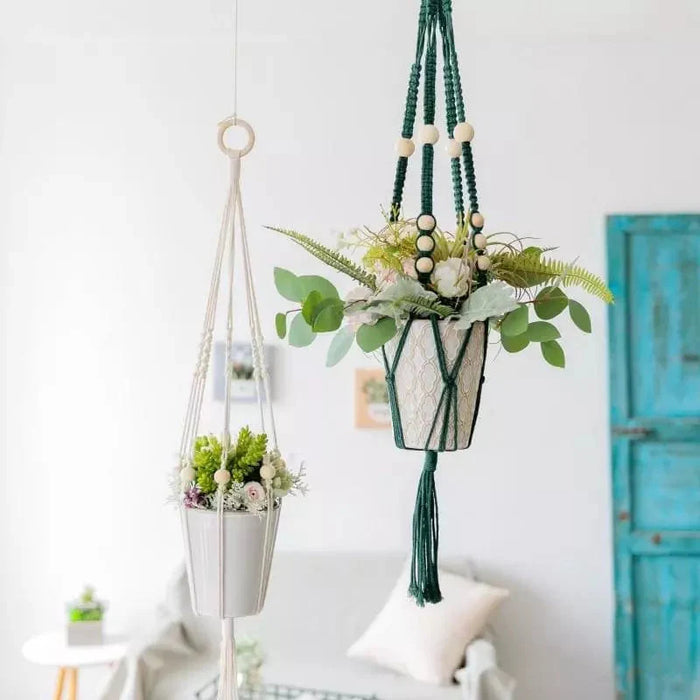 Argentilsk Macramé Suspension