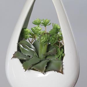Kunstig Sukkulent Hængende 22 Cm Indendørs Plante