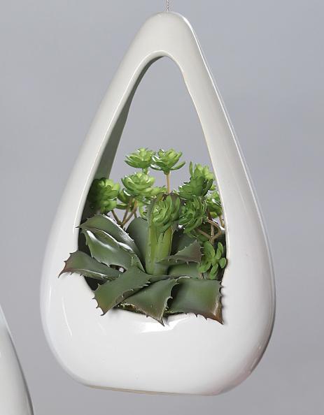 Kunstig Sukkulent Hængende 22 Cm Indendørs Plante