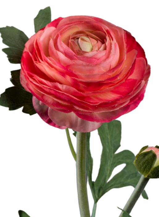 Kunstig Ranunkel Stængel 57 Cm Pink