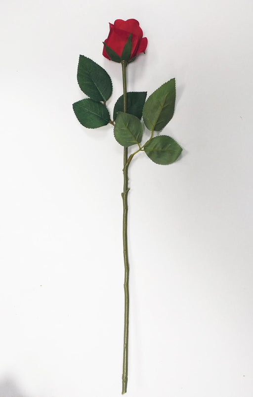 Rød Fløjl Kunstig Rosenstilk 45 Cm