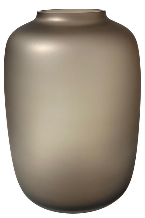 Taupe Glasvase - H35Cm, Ø25Cm