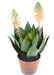 Kunstig Blomstrende Agave I Potte 50Cm Grøn