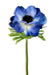 Blå Kunstig Anemone H.35Cm Til Indretning