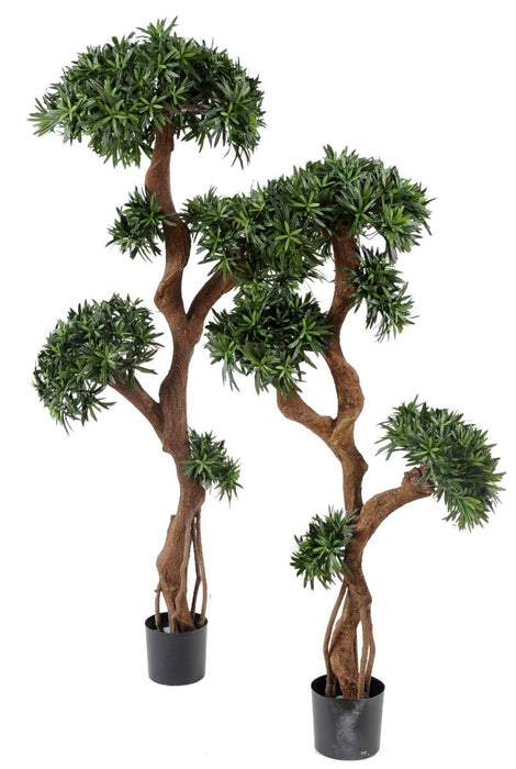 Kunstigt Podocarpus Træ 140 Cm Indendørs Indretning