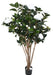 Kunstigt Camellia Træ 130Cm 8 Blomster Indendørs Hvid