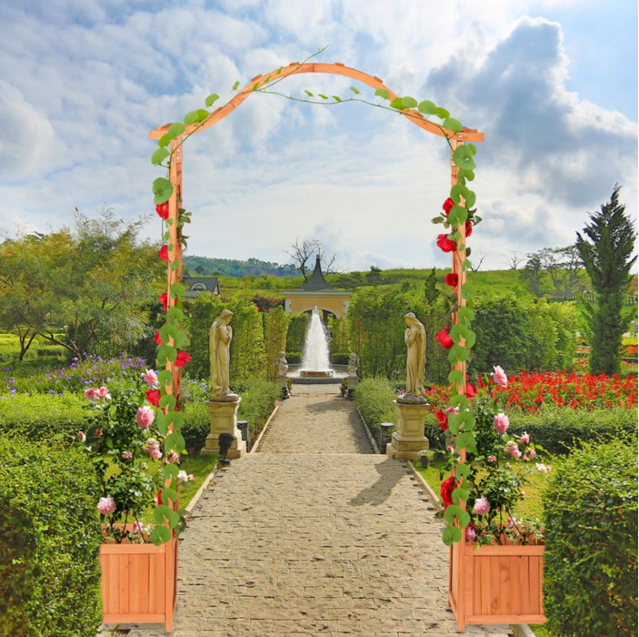 Havebuebue Med Blomsterkasse