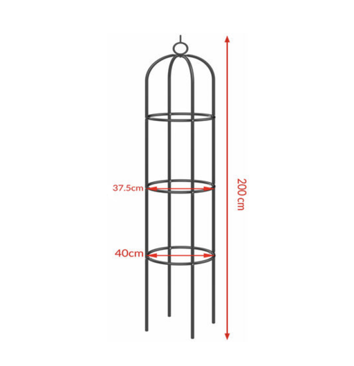 Smedejernshaveobelisk Havebue (X2)