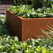 Rustik Corten Stål Firkantet Blomsterkasse 120X40Cm