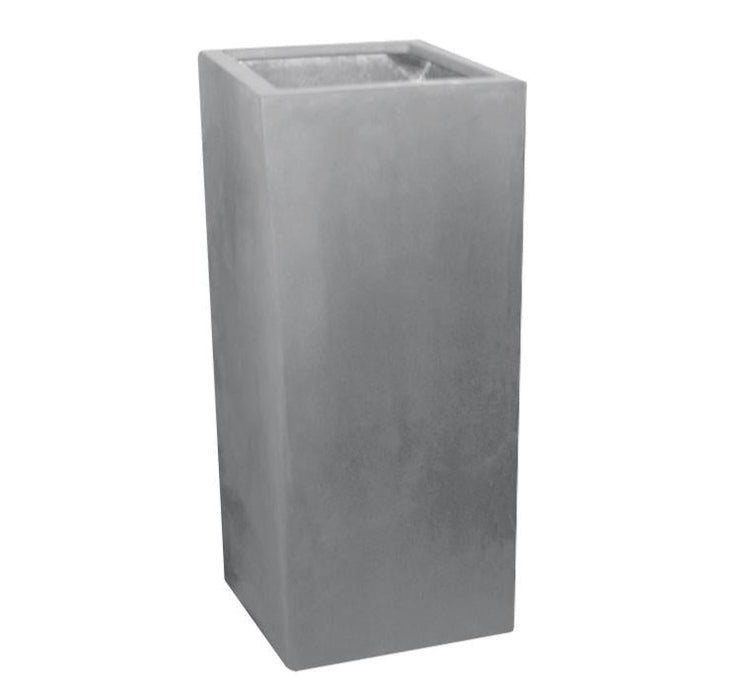 High Cube Blomsterkasse 100Cm Fiberstone Grå