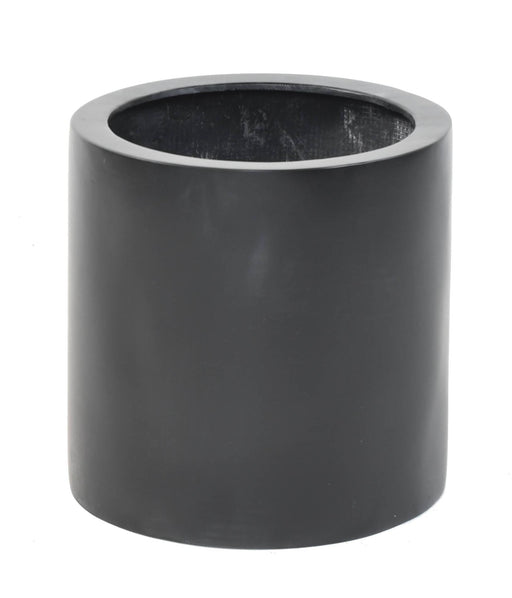 Sort Cylindrisk Blomsterkasse H.60Xø.60Cm