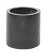 Sort Cylindrisk Blomsterkasse H.60Xø.60Cm