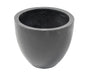 Sort Lotus Blomsterkasse I Fiberstone 60Cm