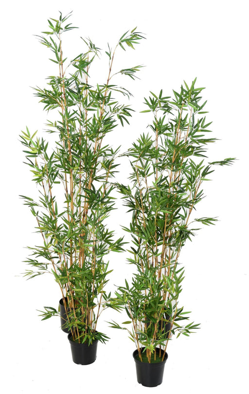 Kunstig Bambus H.90 Cm Grøn Indendørs Plante