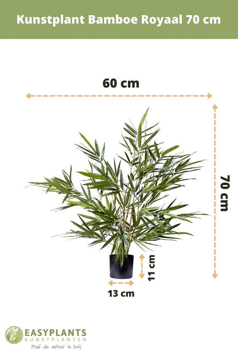 Royal Bamboo - Kunstig Grøn Plante