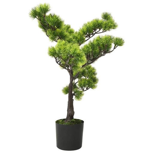 Kunstig Fyr Bonsai Med Pot 60 Cm Grøn
