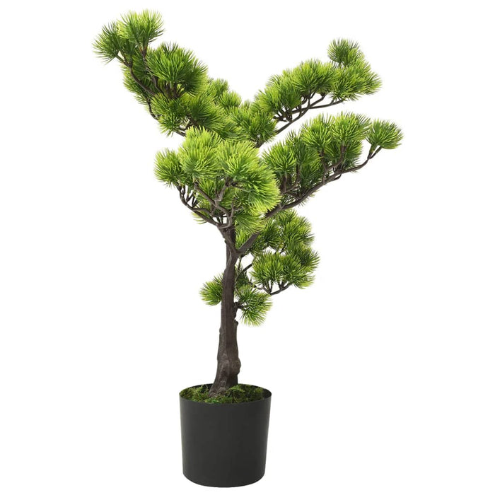 Kunstig Fyr Bonsai Med Pot 60 Cm Grøn