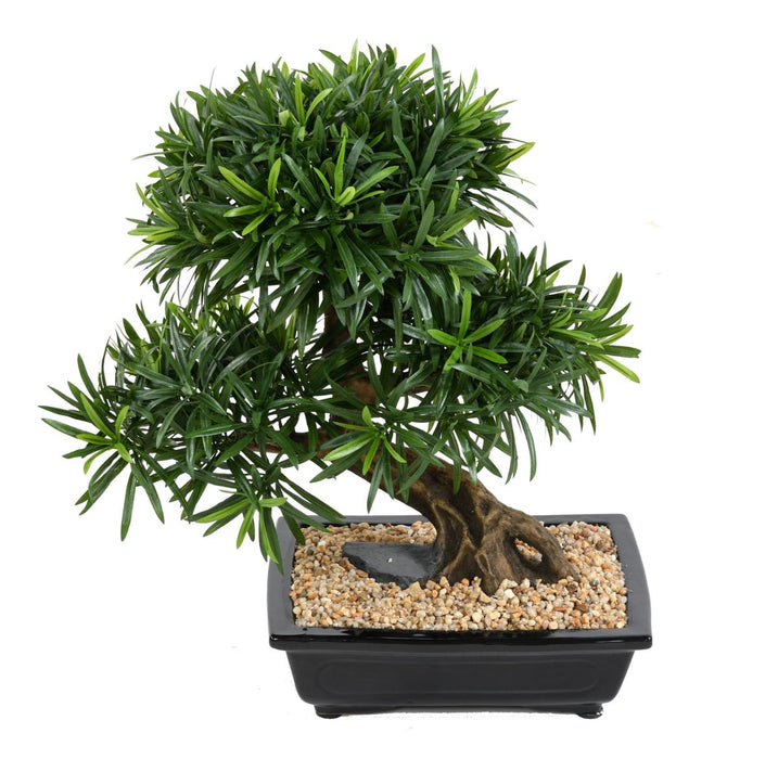 Kunstig Podocarpus Bonsai 50 Cm Snit