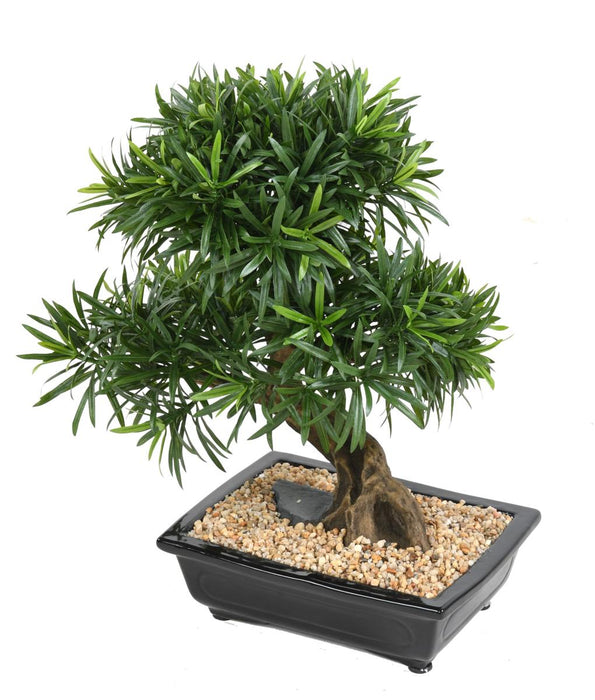 Kunstig Podocarpus Bonsai 50 Cm Snit