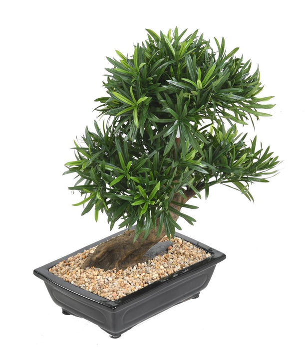 Kunstig Podocarpus Bonsai 50 Cm Snit