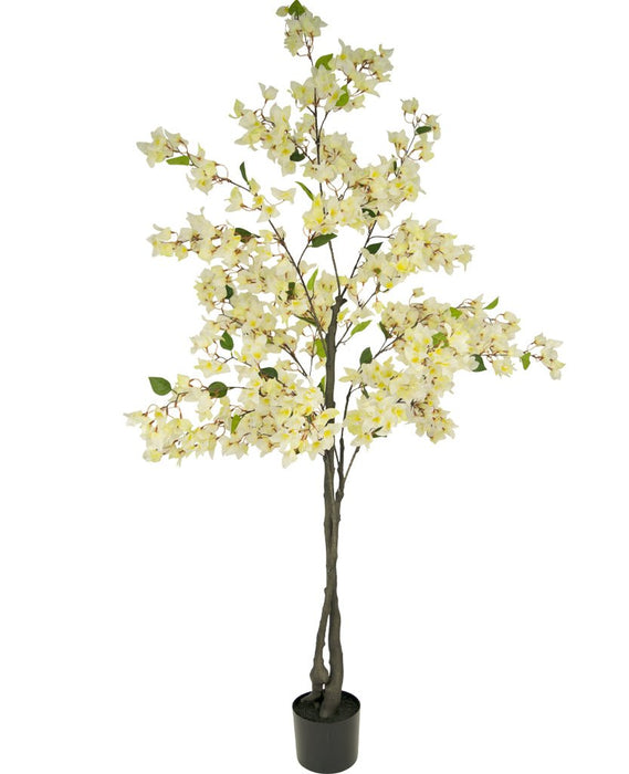 Hvid Bougainvillea - Kunstigt Træ