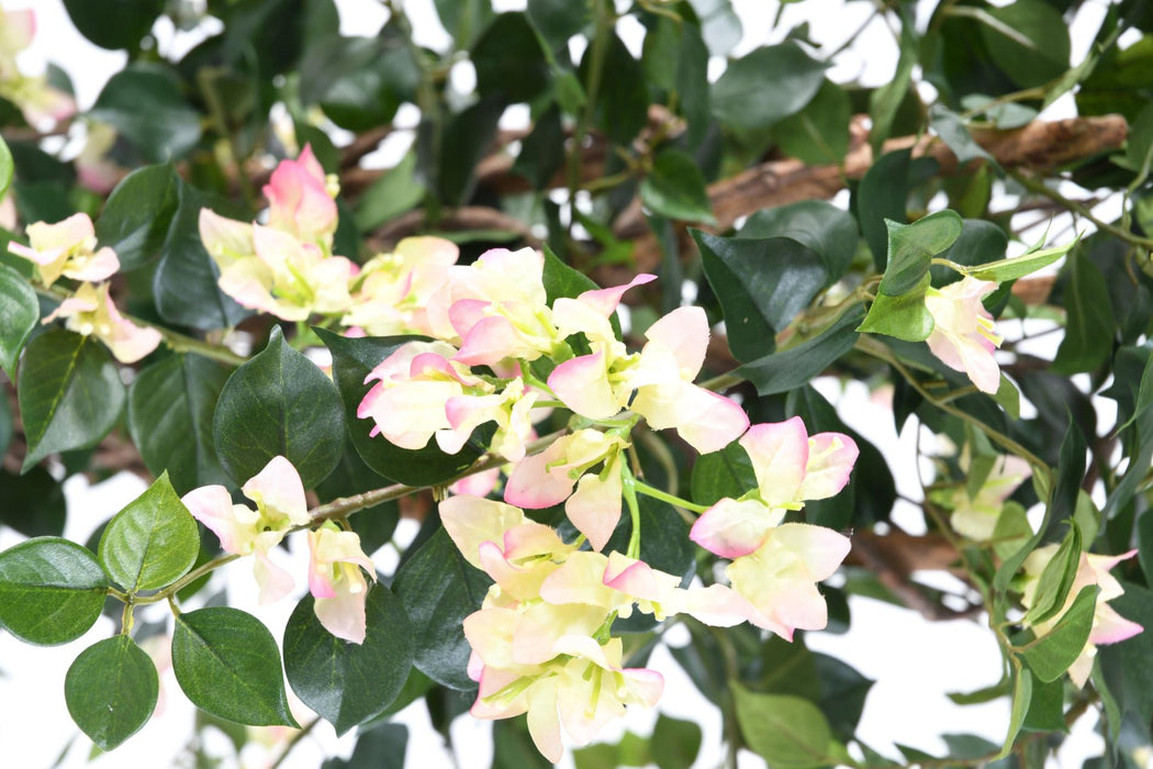 Kunstig Bougainvillea 150 Cm Hvide Lyserøde Blomster