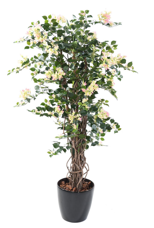 Kunstig Bougainvillea 150 Cm Hvide Lyserøde Blomster