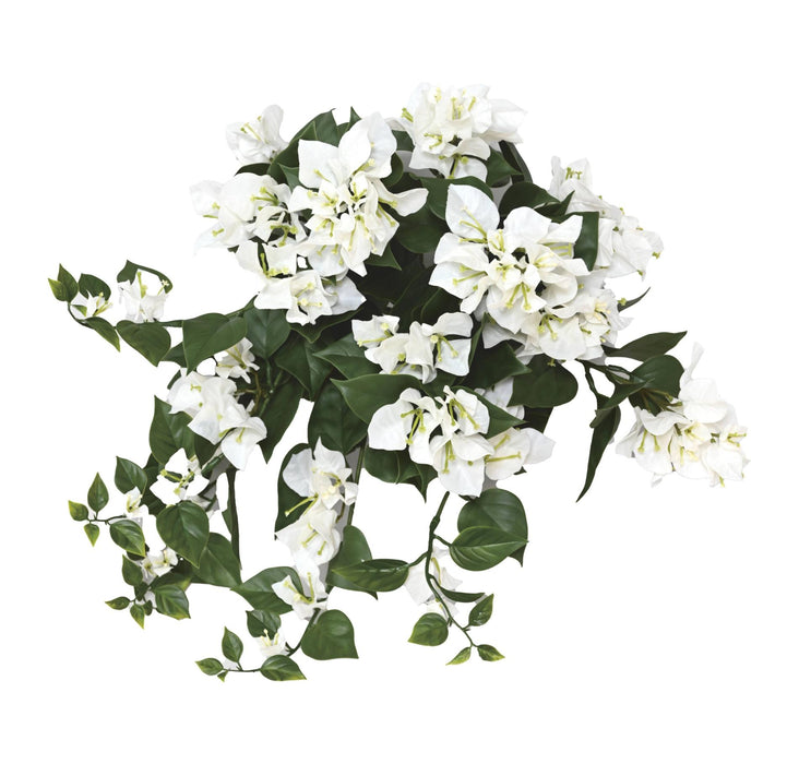 Kunstig Bougainvillea Uv 40Cm Hvid Til Udendørs
