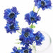 Kunstig Kornblomstbuket 10 Blomster 3 Stængler H.75Cm