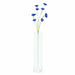 Kunstig Kornblomstbuket 10 Blomster 3 Stængler H.75Cm