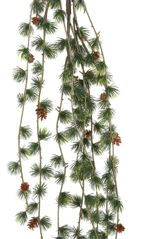 Kunstig Fyrregren Med Fyrrekogler 147Cm
