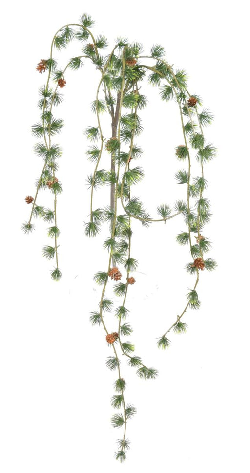 Kunstig Fyrregren Med Fyrrekogler 147Cm