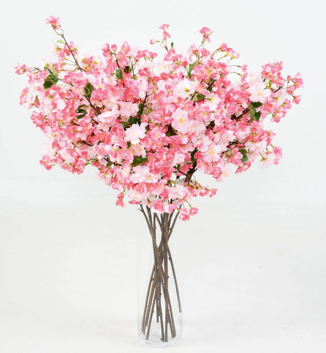 Kunstig Kirsebærgren 105 Cm Pink Blomster
