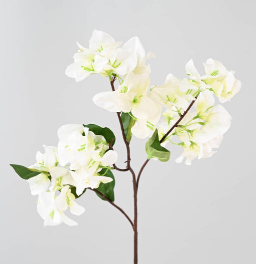 Hvid Kunstig Bougainvillea Gren 68Cm
