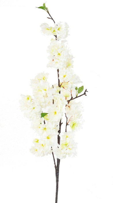 Kunstig Kirsebærgren 125 Cm Hvide Blomster