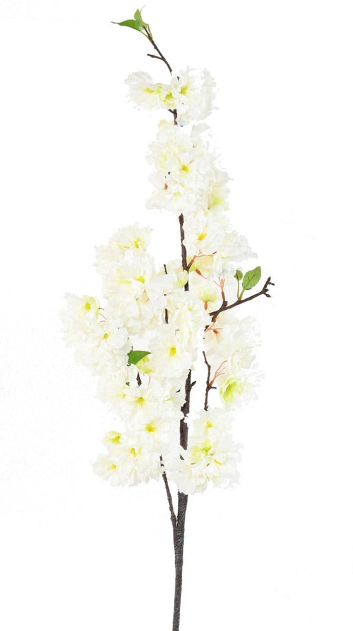 Kunstig Kirsebærgren 125 Cm Hvide Blomster