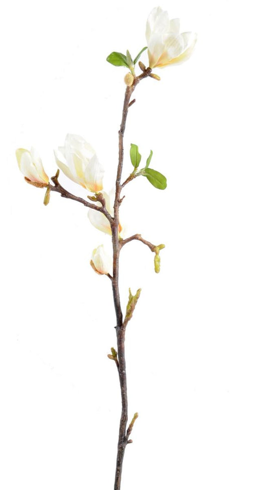 Kunstig Magnolia Gren 83 Cm Hvid