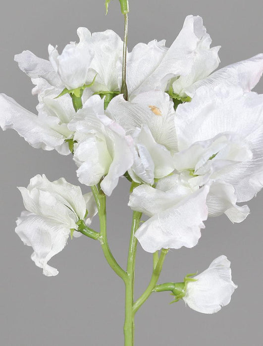 Kunstig Sweet Pea Branch Creme 46Cm