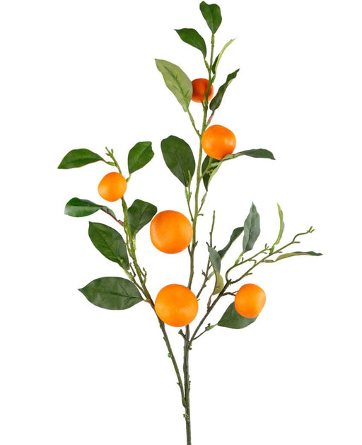 Mandarin Trægren - Kunstig Blomstrende Gren