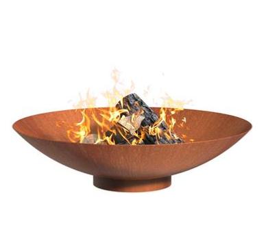 Corten Steel Brazier 80Cm Til Haveterrasse