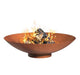 Corten Steel Brazier 80Cm Til Haveterrasse