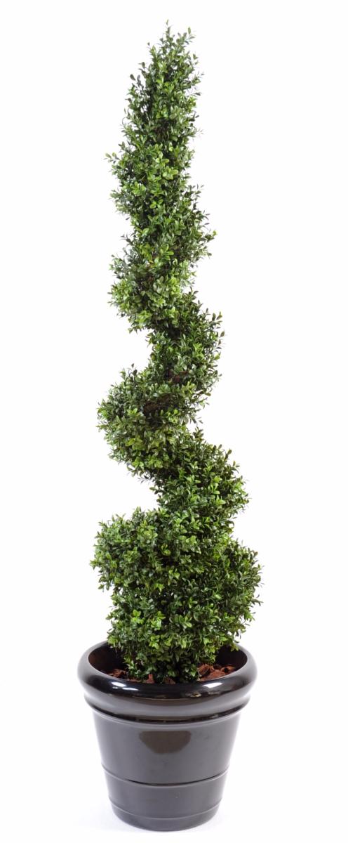 Kunstig Spiral Buksbom 130 Cm Til Indendørs Og Udendørs
