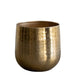 Golden Plant Pot - H16Cm, Ø16Cm