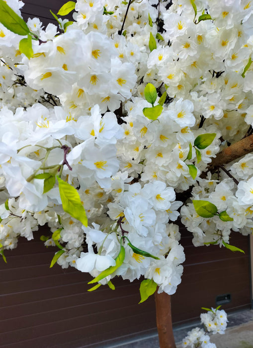 Kunstig Kirsebærblomst Hvid 250 Cm Indvendig Dekoration