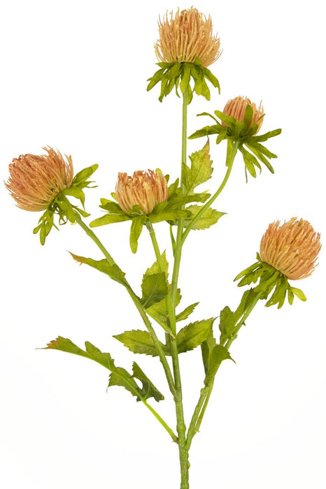 Ferskentidsel - Kunstig Blomstrende Gren